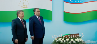 Красивые моменты в видеоролике смонтированным  Узбекской телевидение  про  первый  официальный  визит  Шавката Мирзиёева в Таджикистан