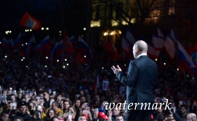«Мы обречены на успех»: Путин выступил на Манежной площади.Видео