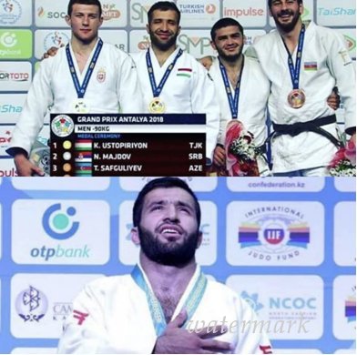 Комроншох Устопириён завоевал «золото» в Международном турнире «Grand-Prix Antalya 2018»!