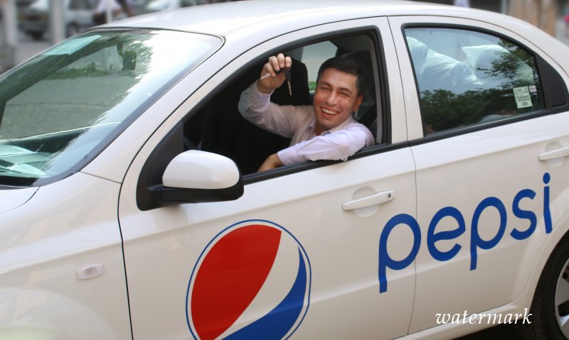 Душанбинец выиграл автомобиль в акции «Pepsi»