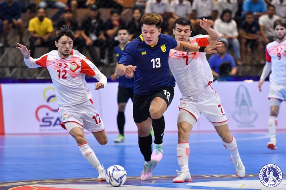 Сборная Таджикистана уступила Египту на Continental Futsal Championship-2021