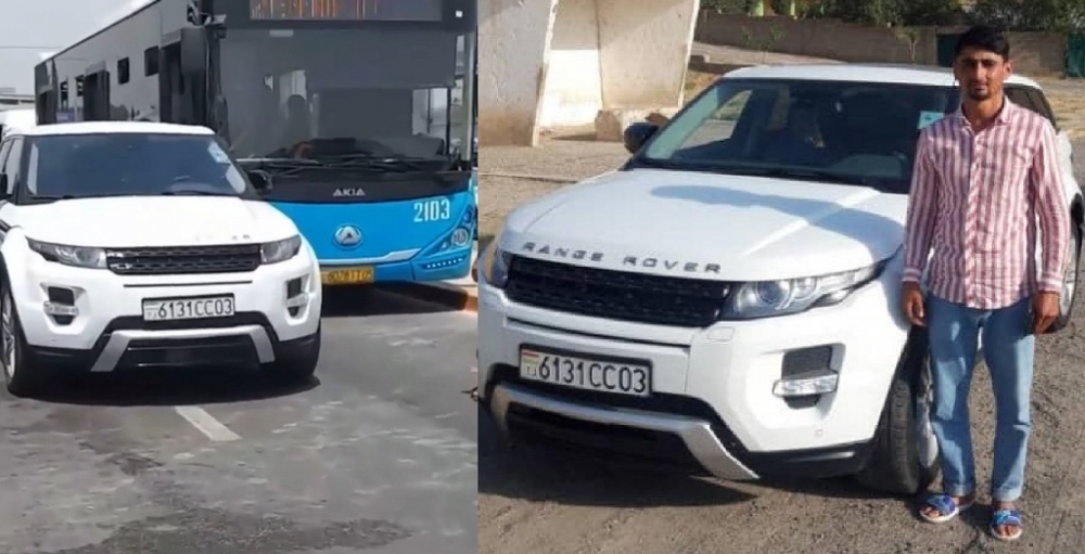 В Душанбе водителя «Рендж Ровера» наказали за парковку в неположенном месте