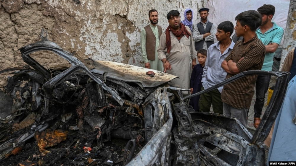 Беспилотник США убил десять мирных жителей в Афганистане.