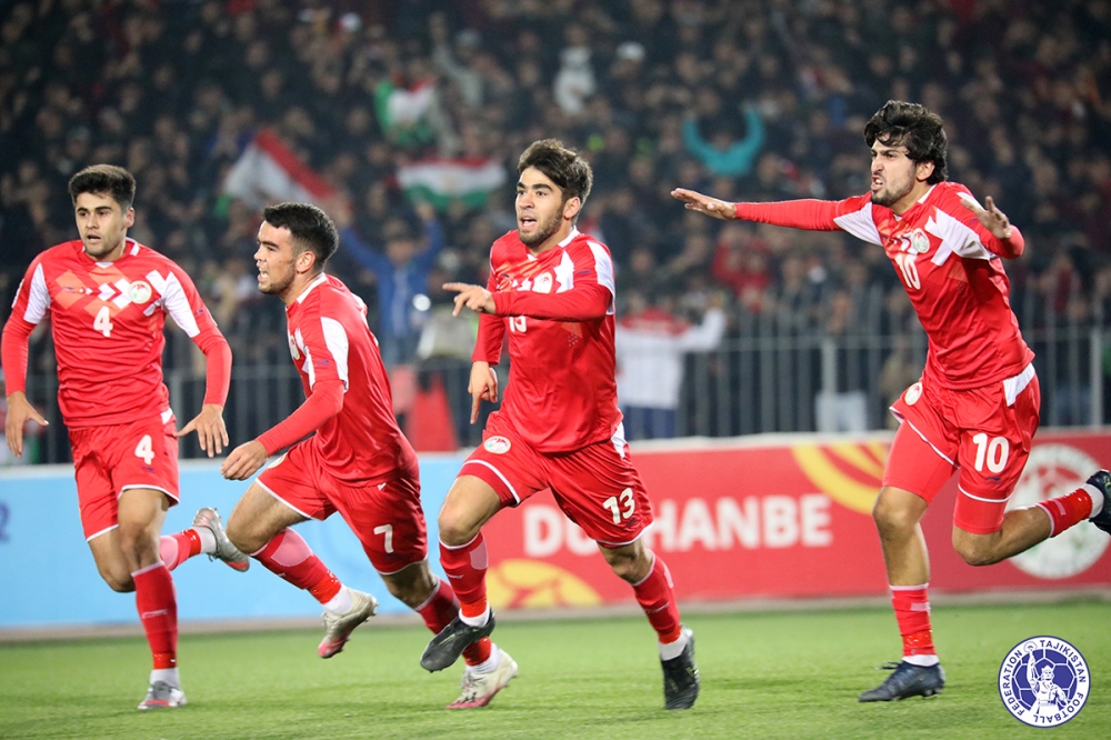 Олимпийская сборная Таджикистана впервые вышла в финал Кубка Азии-2022