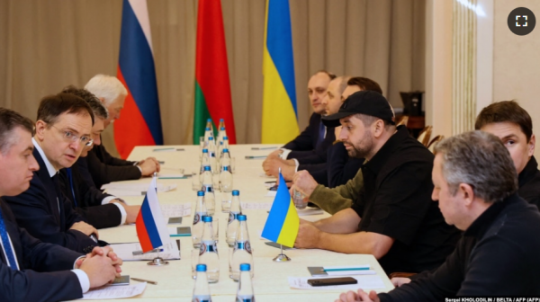 В белорусском Гомеле стартовали переговоры России и Украины
