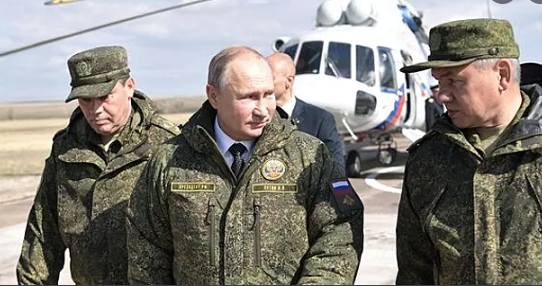 Путин прибыл на полигон Сергеевский на учения 