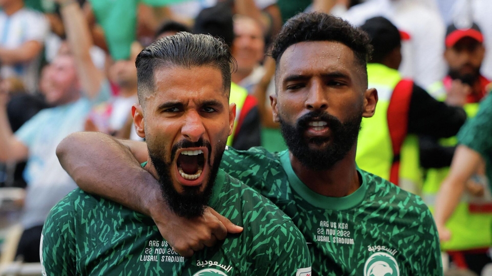 Как Саудовская Аравия празднует победу своей сборной над Аргентиной