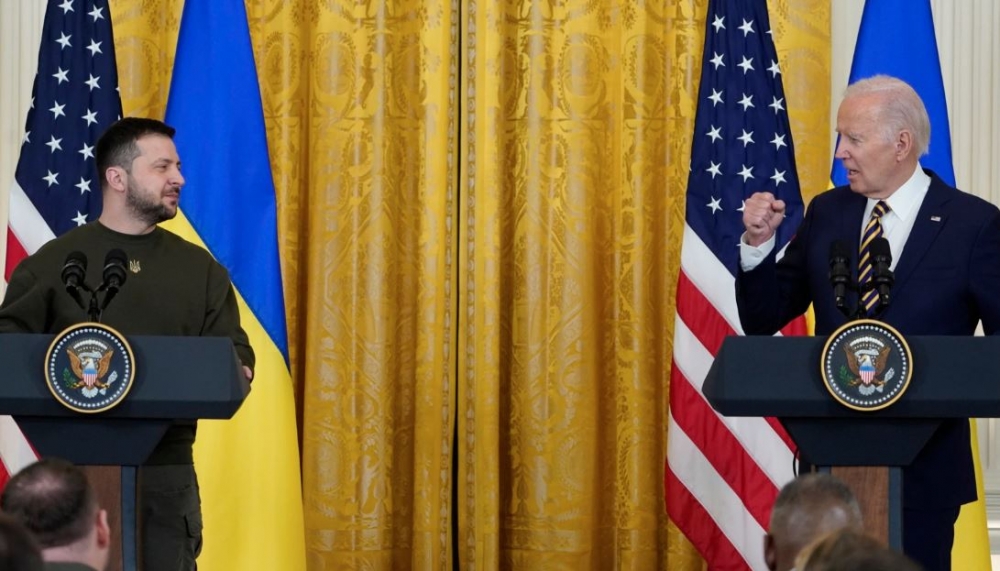 Байден и Зеленский демонстрируют единство позиций по вопросу защиты Украины