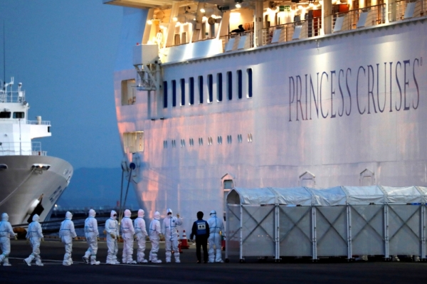 Круизный лайнер с 300 заразившимися коронавирусом вернулся в Сидней из Новой Зеландии