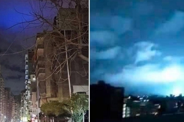 Голубую вспышку в небе заметили перед землетрясением в Турции