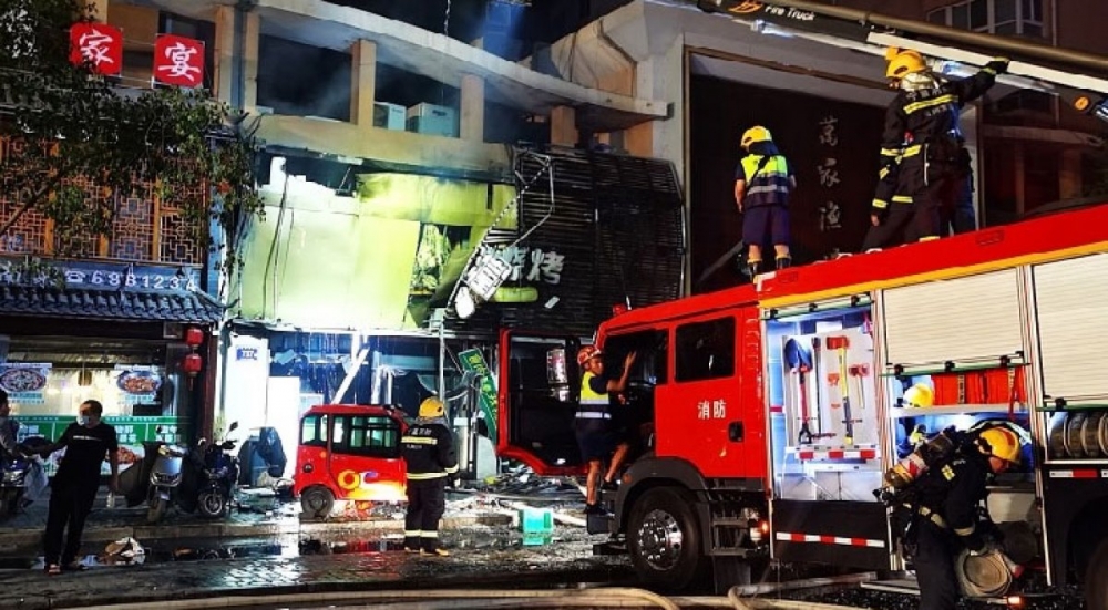 В Китае от взрыва газа в ресторане погиб 31 человек