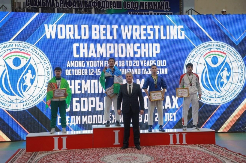 Таджикистан стал четвертым на первенстве мира по борьбе на поясах