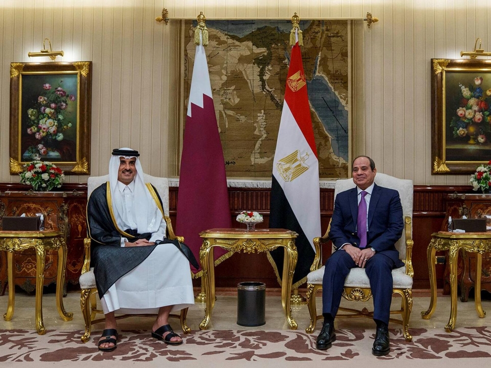 Катар поблагодарил Египет и США за вклад в соглашение по гуманитарной паузе в Газе