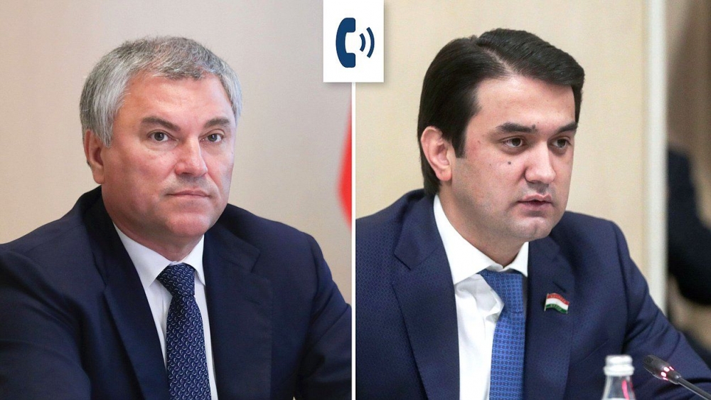 Рустам Эмомали и Вячеслав Володин обсудили подготовку заседания ПА ОДКБ
