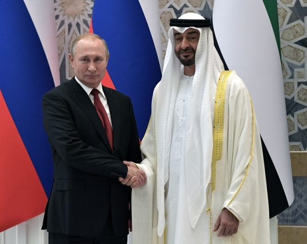Путин прилетел в ОАЭ