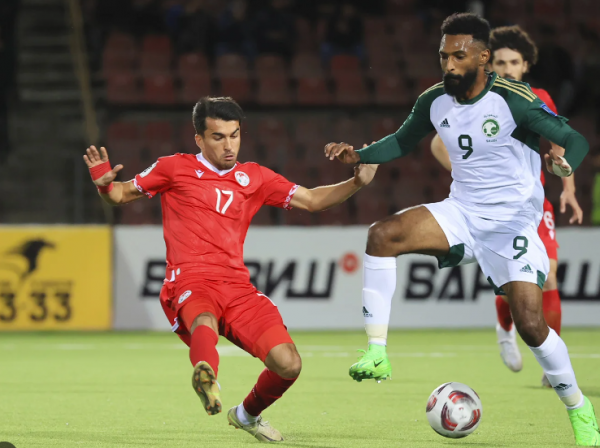 Сборная Таджикистана сыграла вничью с командой саудитов