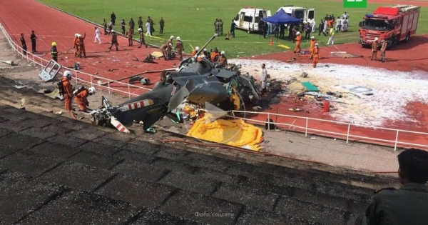 10 человек погибли при столкновении вертолетов ВМС в Малайзии