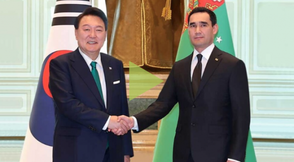 Сердар Бердымухамедов в Туркменистане провел переговоры с президентом Южной Кореи Юн Сок Елем